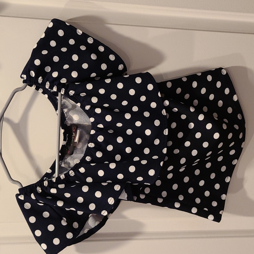 Polka dot top